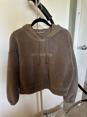 lululemon athletica Taupe Sherpa Hoodie